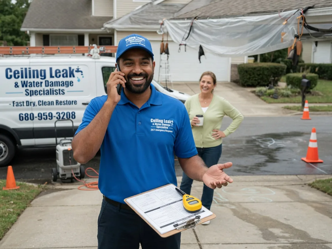 Ceiling Leak Cleanup Jourdanton, TX FAQs